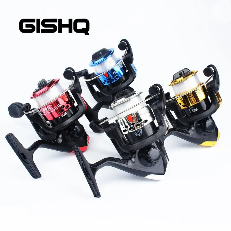 200 Type Line Fishing Reel Spinning Fold Plating Sea Otter Wheel | Спорт и развлечения