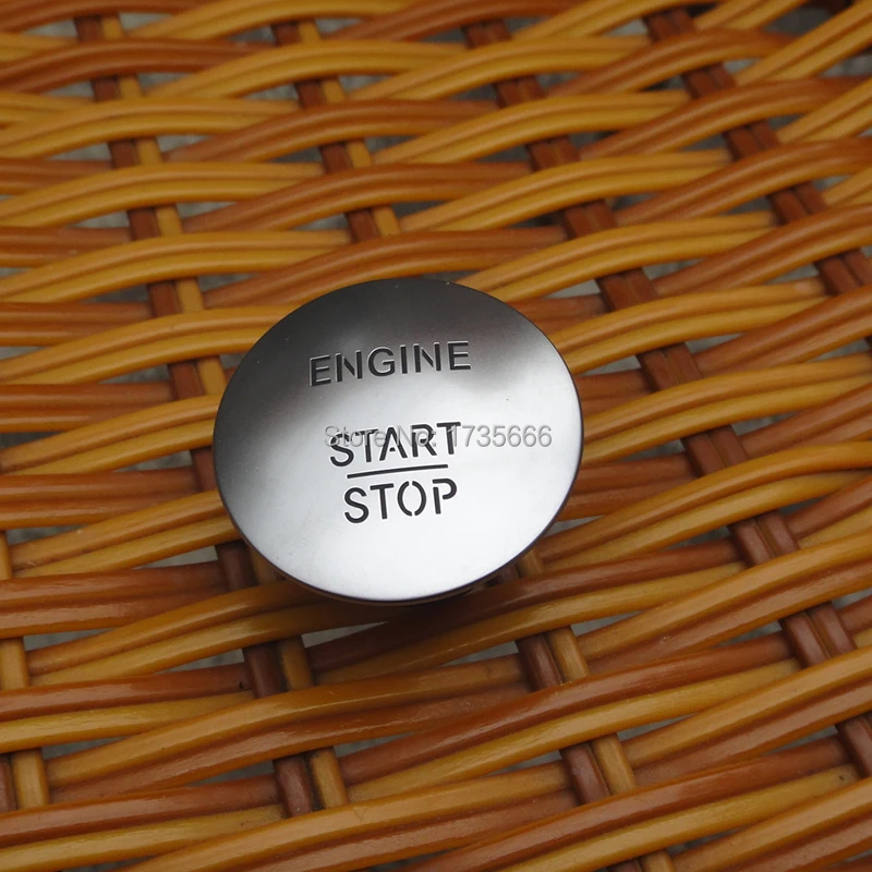 Без ключа Go Start Stop кнопочный переключатель зажигания двигателя 2215450714 чехол для