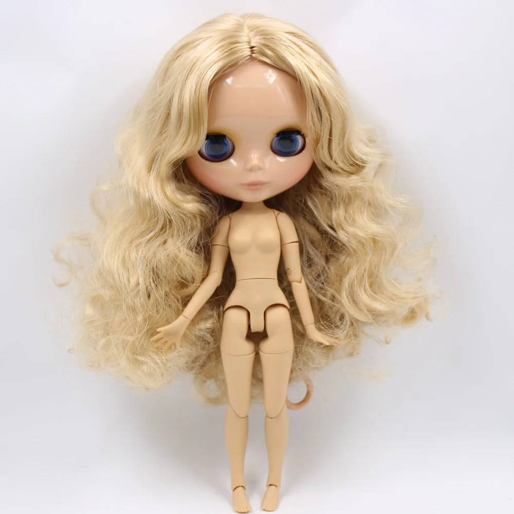 Ледяная Обнаженная кукла Blyth No. BL3157 Flaxen hair 1/6 bjd, pullip, licca, jerryberry