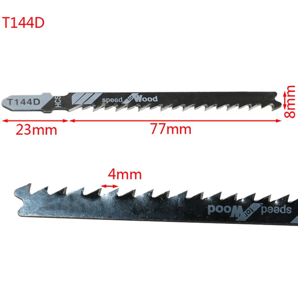 T144D 5 шт./компл. HCS Т-образным хвостовиком пилы комплект Лезвия Дерево Пластик