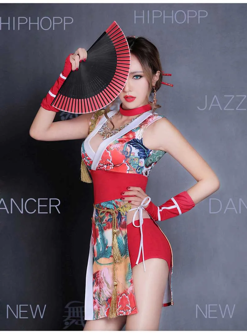 Женский костюм-кимоно для косплея рыба и леди