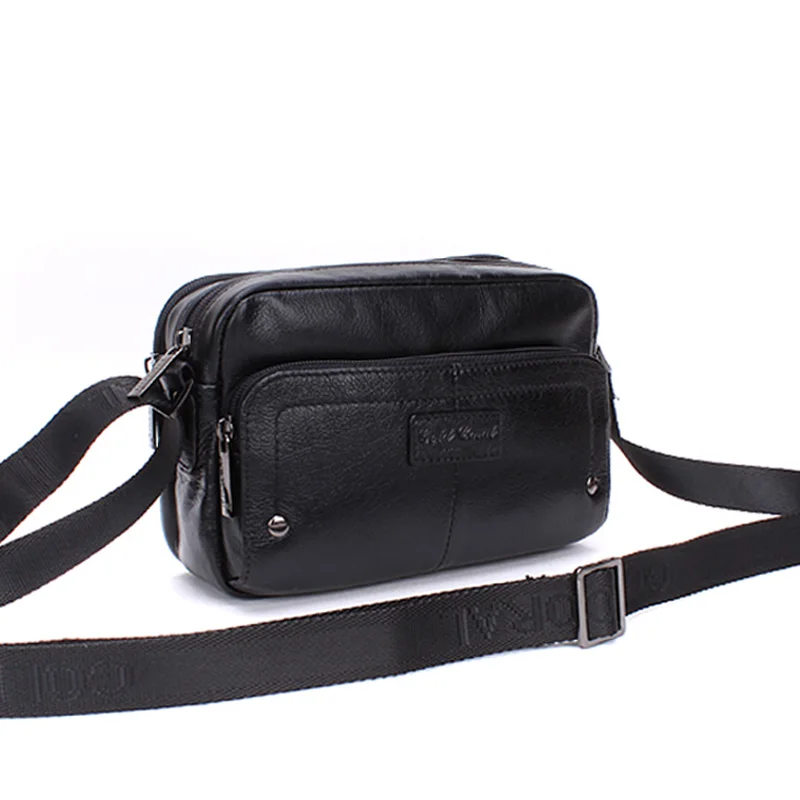 Горячая продажа натуральная кожа маленькая сумка из воловьей кожи мужская через