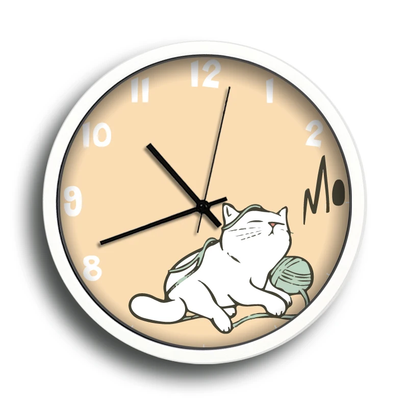 Кварцевые настенные часы Meet Kitchen бесшумные круглые современный дизайн гостиная