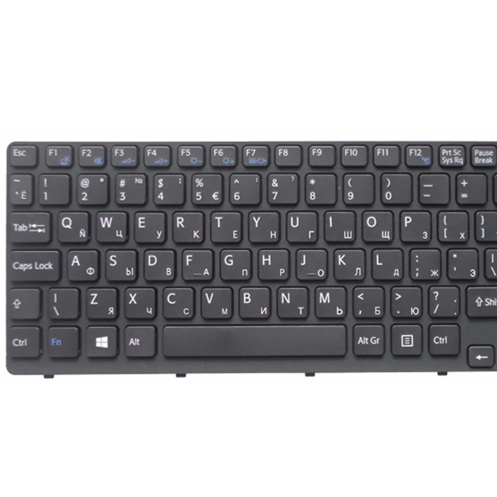 Русская черная клавиатура для ноутбука Vaio SVE17 SVE1711 SVE1712 SVE1713 русская Новинка| |
