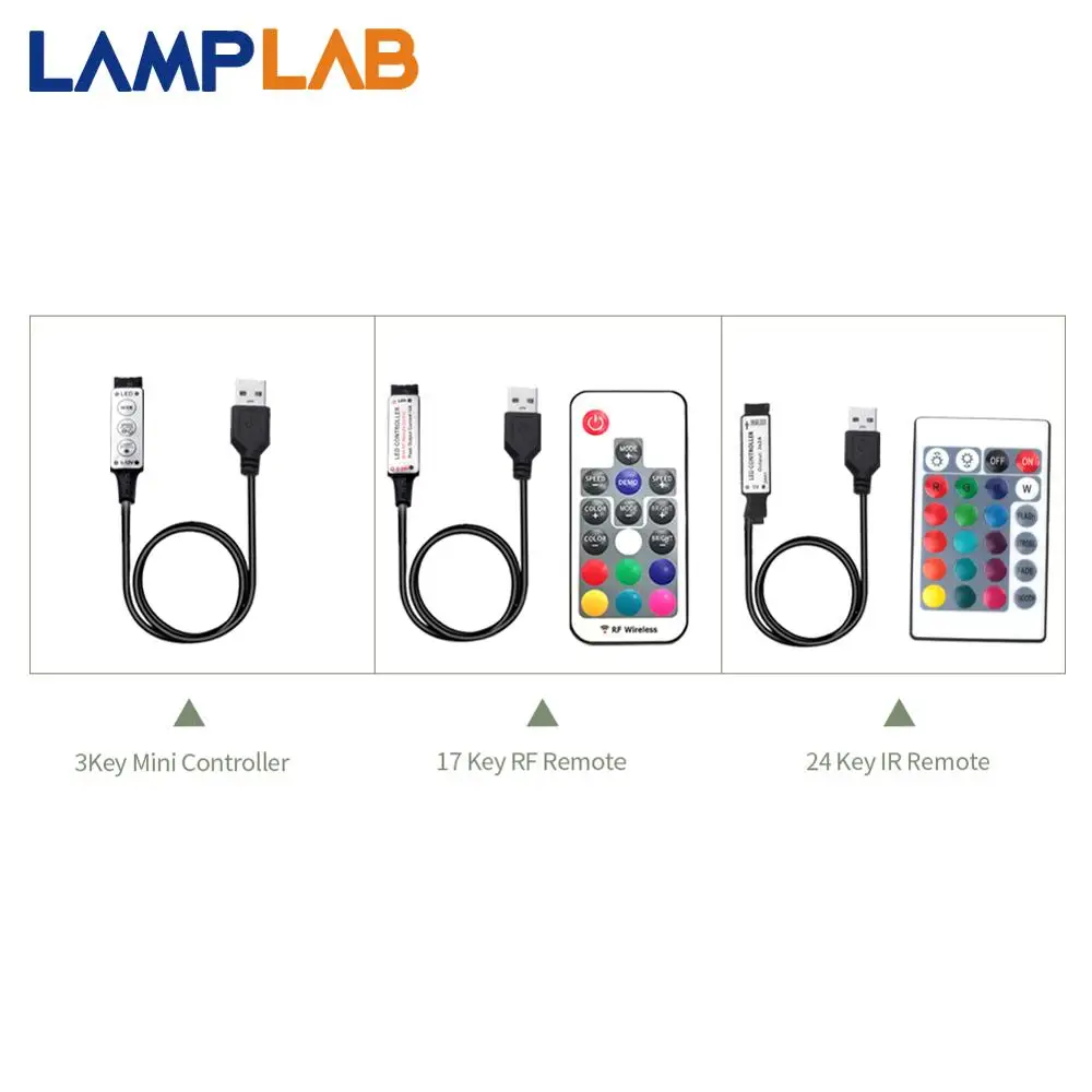 Контроллер светодиодной ленты 5 в постоянного тока USB RGB RF | Лампы и освещение