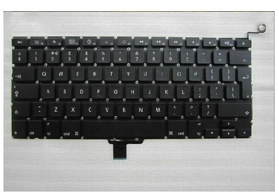 5 шт./лот Новый Великобритании Клавиатура ноутбука 2009-2012 для Apple Macbook Pro A1278 MC700 MC724