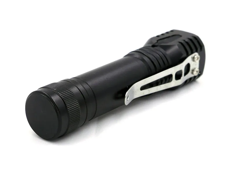 Водонепроницаемый практичный Магнитный фонарь на клипсе с 3 режимами фонарик для