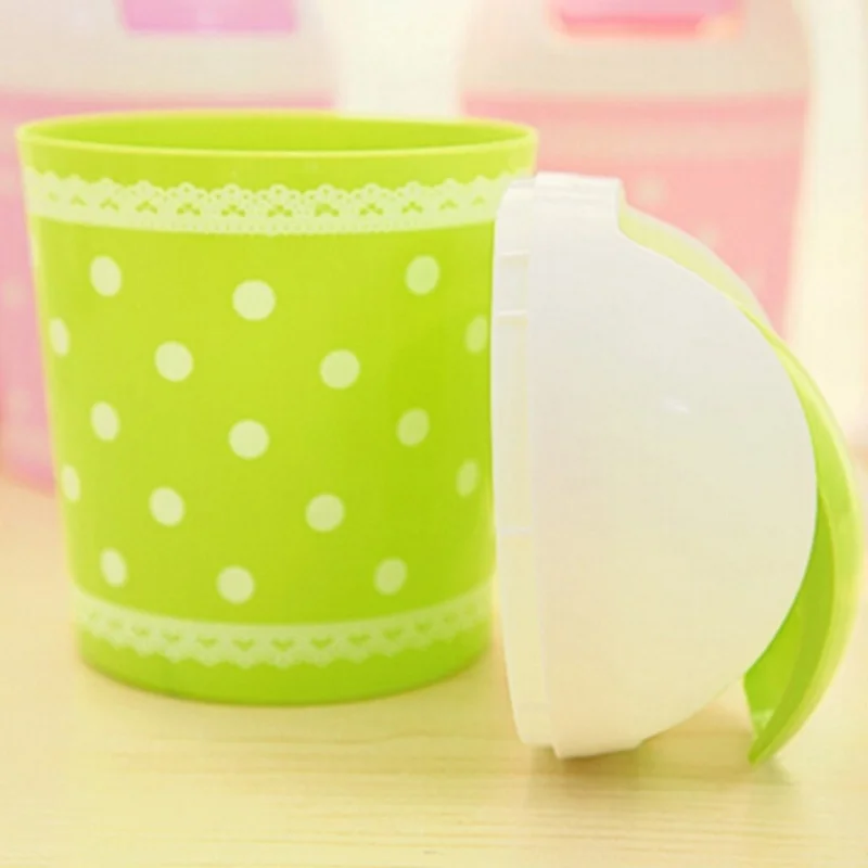 Милый мини мусорный бак контейнер для хранения оловянных отходов практичный