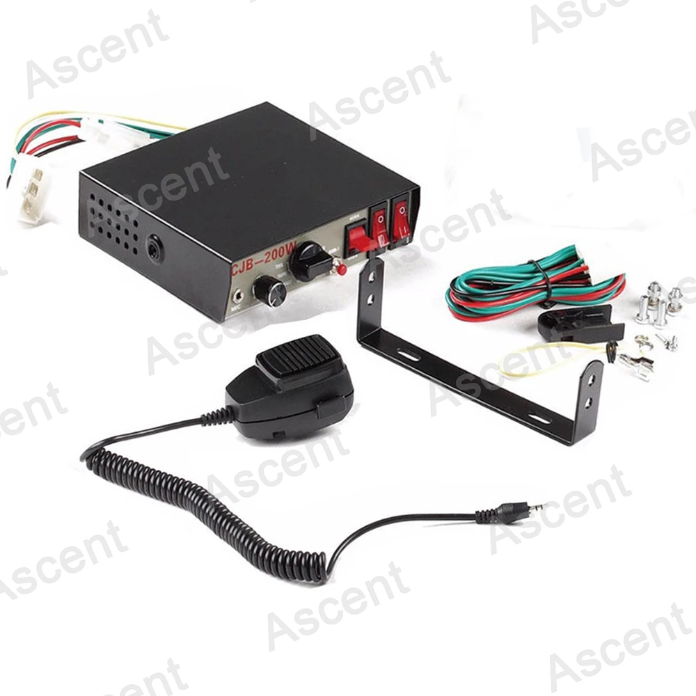 LARATH 12V 200W фары для автомобилей полицейская сирена CJB хост 9 тонов многотональный Пожарные Скорая Рог электронный Предупреждение Управление модуль
