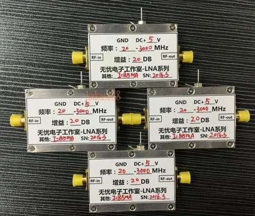 20MHZ to 3GHZ 20dB low-noise Broadband RF amplifier Repeater receiver LNA FM VHF | Обустройство дома