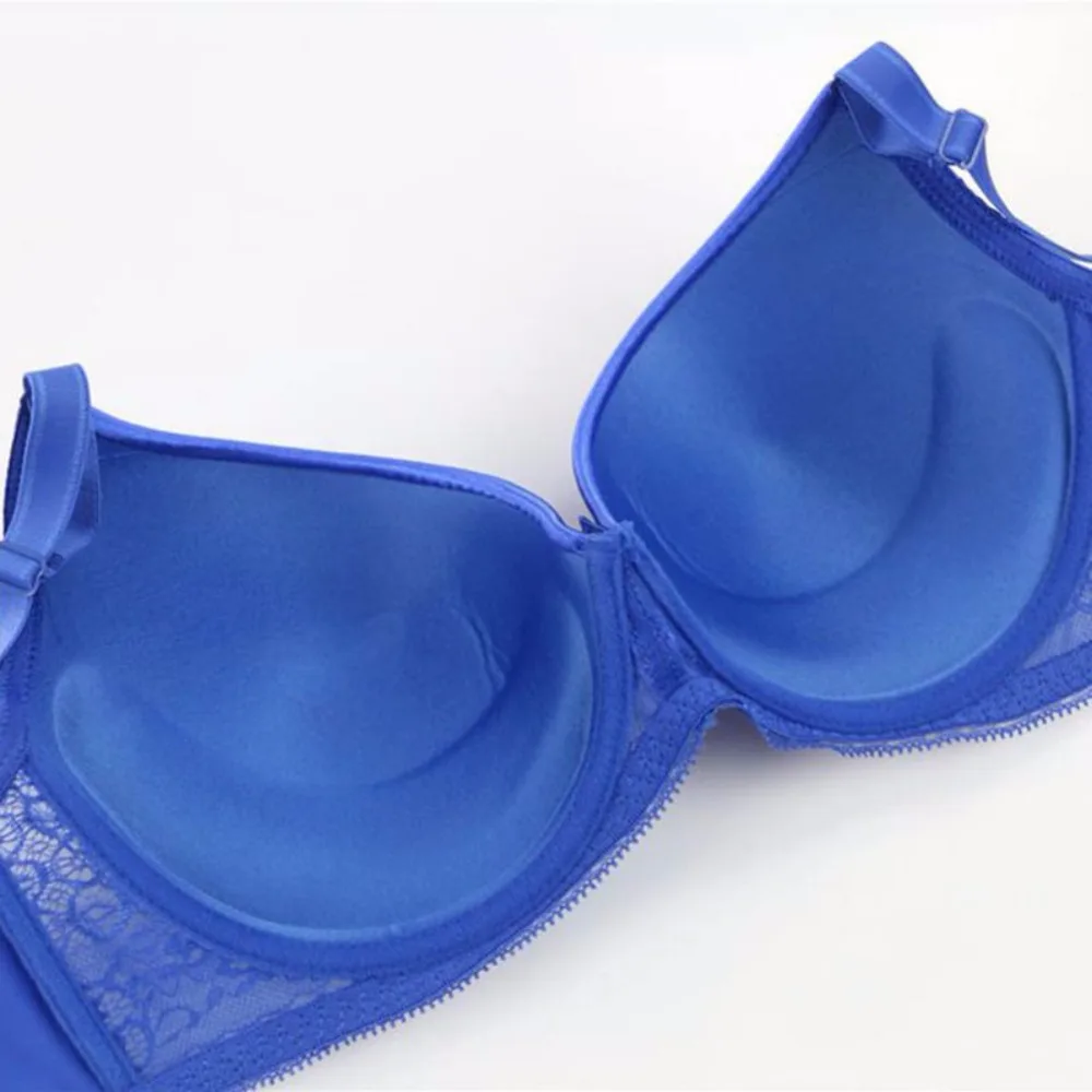 Женский сексуальный бюстгальтер однотонное кружевное нижнее белье с чашкой пуш