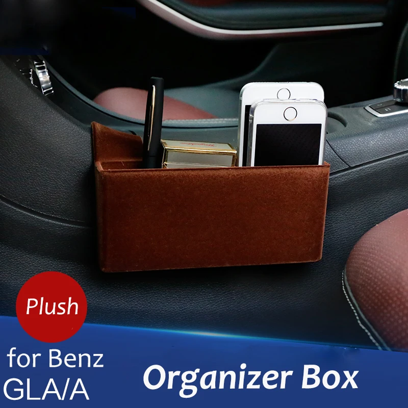 Боковая коробка для хранения в автомобиле держатель телефона органайзер чехол