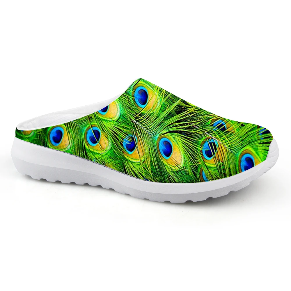 Летние Стильные мужские сетчатые сандалии милые пляжные тапочки на плоской