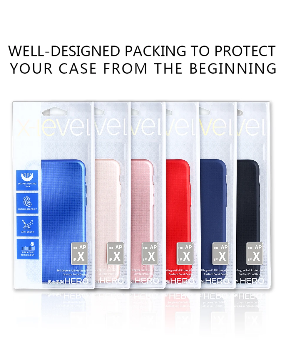 For iPhone 7 8 Case 6 6S Plus X-Level Hero Matte Phone X Utra Thin Hard PC Cover for | Мобильные телефоны и аксессуары