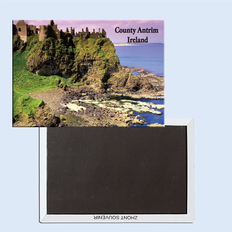 Dunluce Castle County Antrim Ireland магнитные наклейки на холодильник туристические сувениры