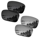 Линзы для солнцезащитных очков SmartVLT, 2 пары, поляризационные, титановые, черные и серебристые, для Oakley Holbrook Stealth