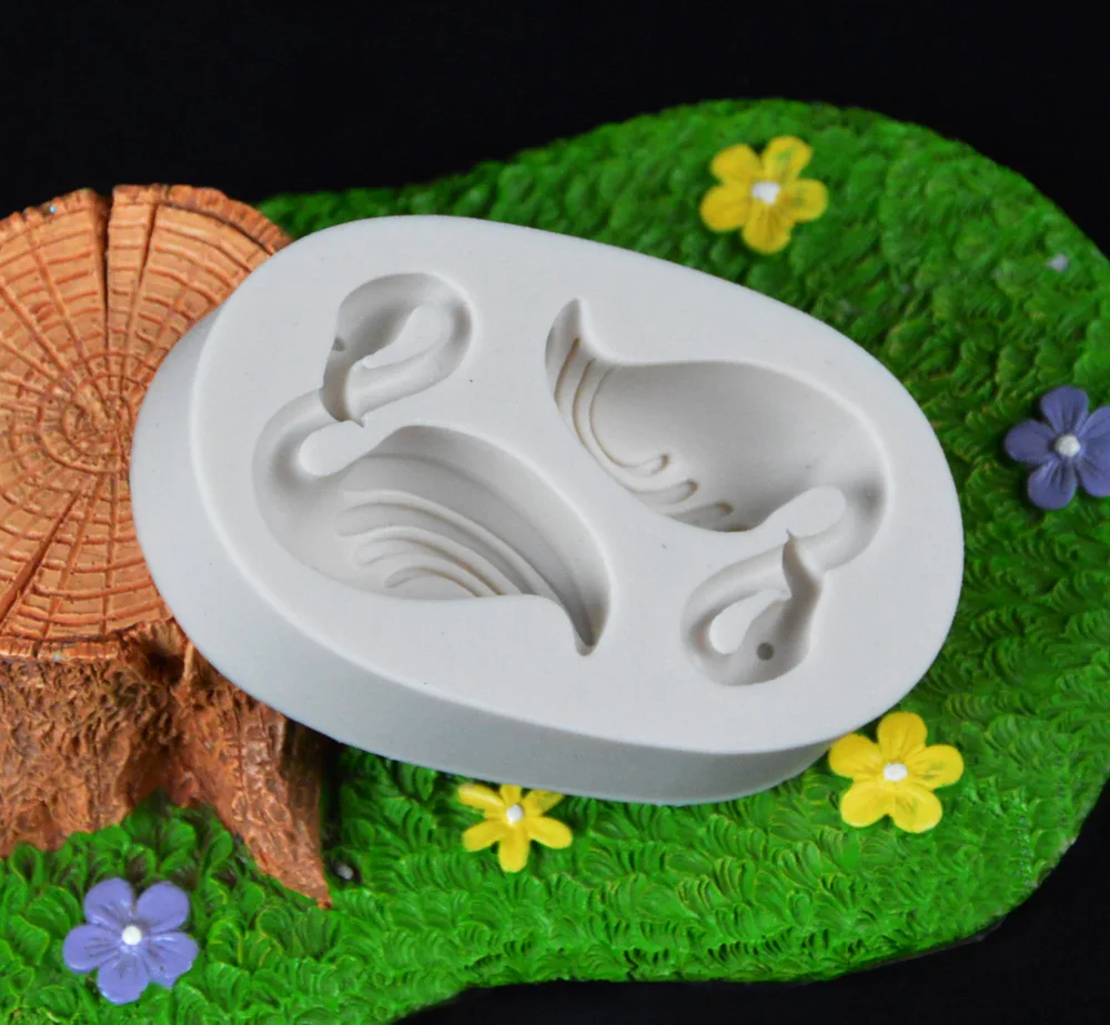 Фламинго силиконовые формы шоколадные Sugarcraft помадка кекс украшение для кексов