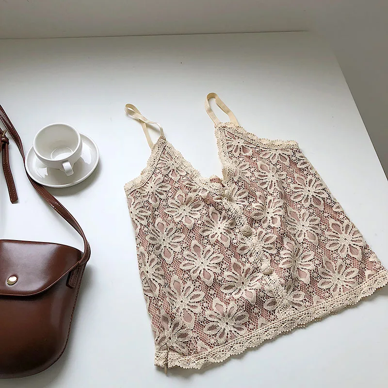 

Womens Blouse Tee Lace Vest Summer 2019 Hot Sale Sexy Vest Fashion Crop Top Sleeveless blouse Tank Top