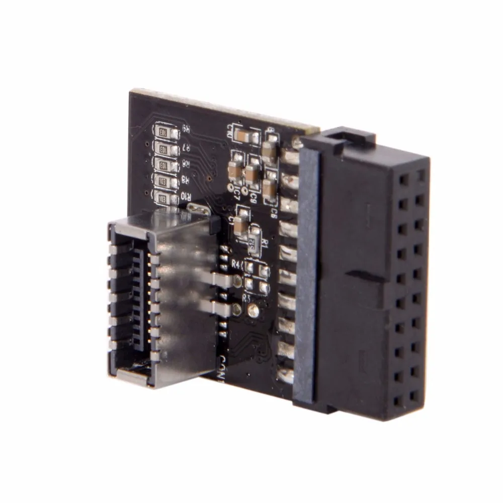 USB 3 1 Разъем передней панели к 0 20 контактный разъем Штекерный удлинитель адаптер