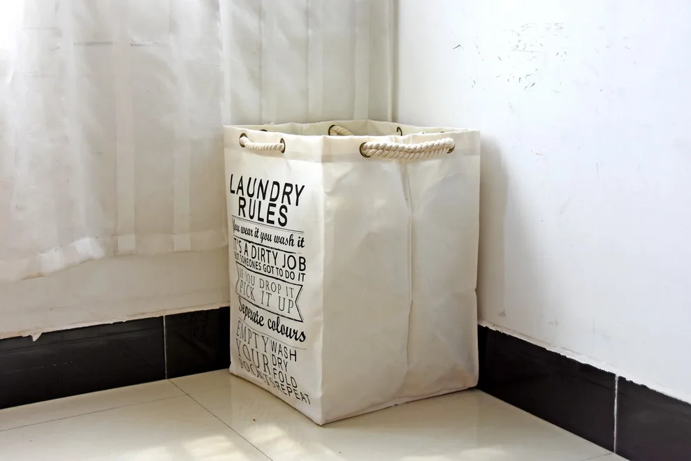 2017 льняная хлопковая ткань большая домашняя складная сумка для хранения белья
