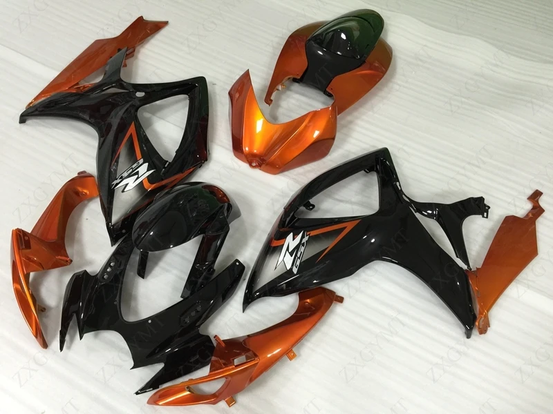 Кузов GSXR600 2006 - 2007 K6 оранжевые черные обтекатели GSXR 600 КОМПЛЕКТЫ КУЗОВОВ GSX R 750 |