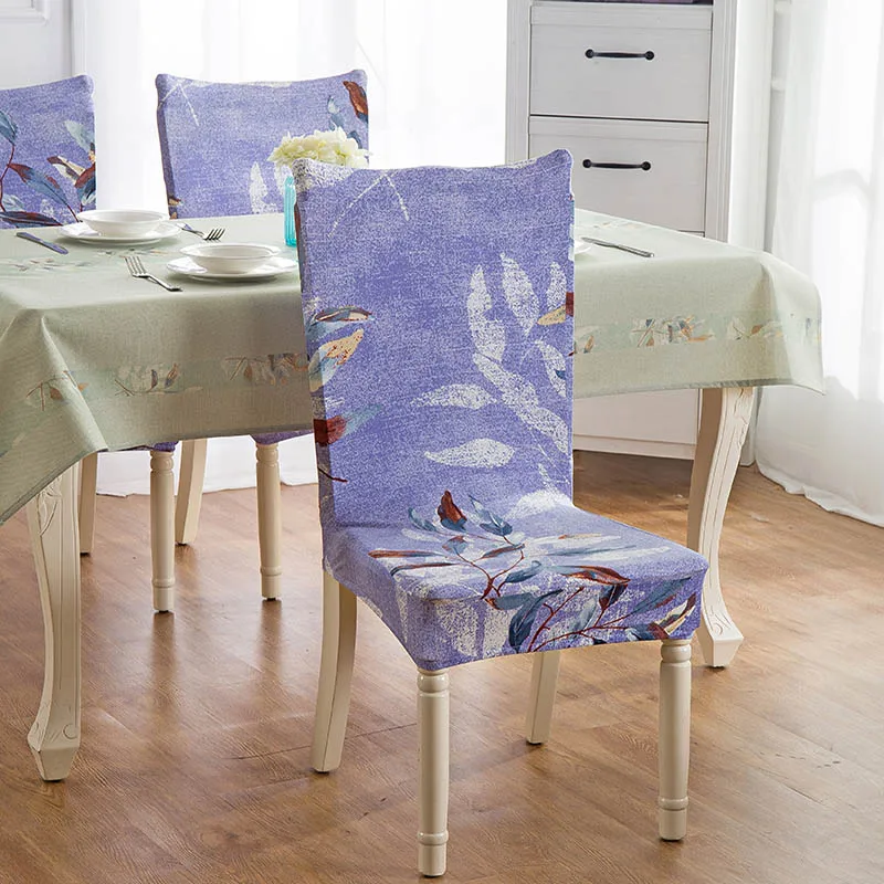 Съемный антигрязный Эластичный Защитный чехол для обеденного стула моющийся