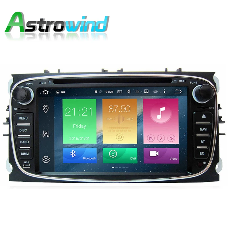 4G RAM Android 9.0 Car DVD Player Auto Radio Stereo Media GPS Navigation For Ford Focus C-MAX S-Max Galaxy Mondeo Kuga | Автомобили и