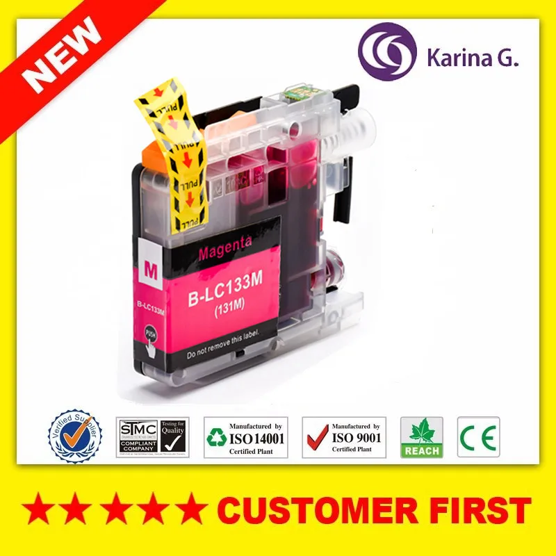 4 шт. совместимых чернил для чипа Brother LC131 LC133 V3 новейший чип|brother ink|ink brotherbrother chip |