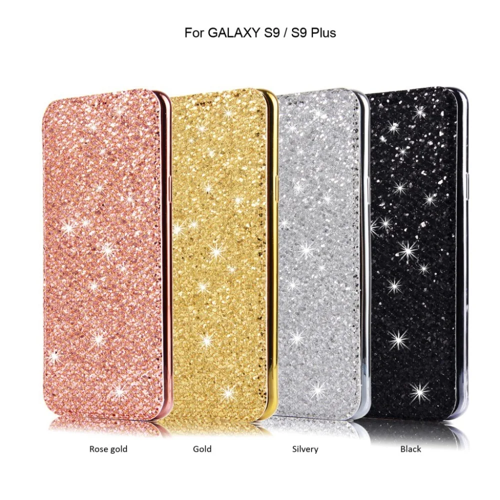 Чехол для Samsung Galaxy S10 роскошный блестящий кожаный чехол с откидной крышкой S8 S9 Plus E