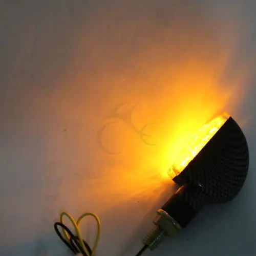 Универсальные мотоциклетные светодиодные индикаторы поворота из углеродного