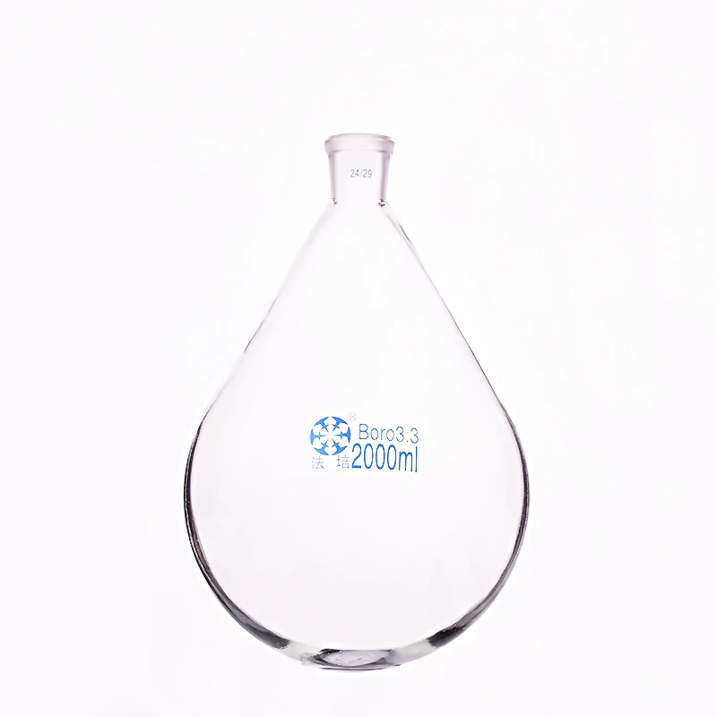 Колба в форме баклажана стандартная колба с коротким горлом объем 2000 мл и