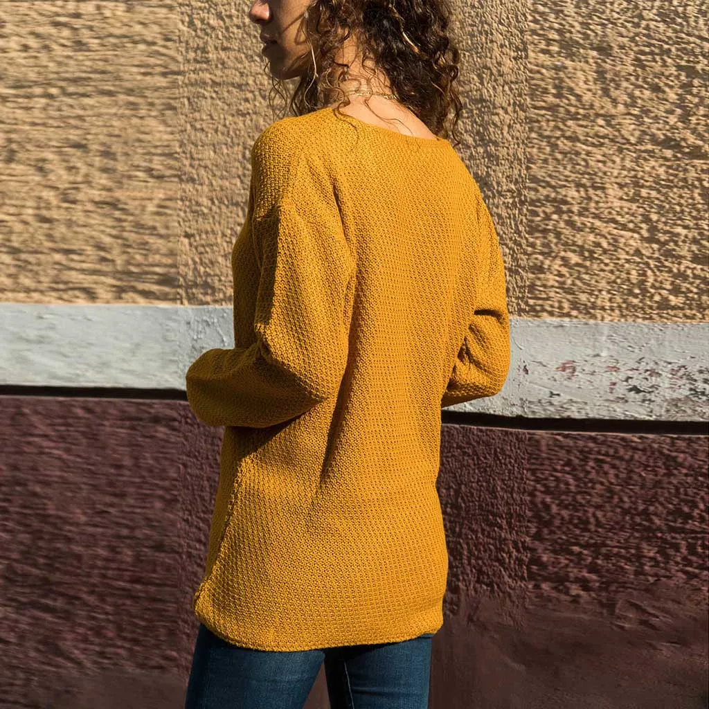 Pull femme, сексуальный, v-образный вырез, однотонный, с длинными рукавами, тонкий, черный, женский свитер-пуловер, Повседневный свитер, Mujer, одежда, джемперы