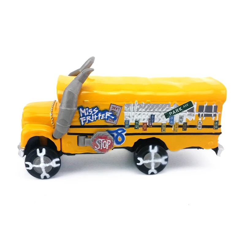Disney Pixar Cars 3 Miss Fritter 1:55 литье под давлением металлический сплав Игрушечная модель