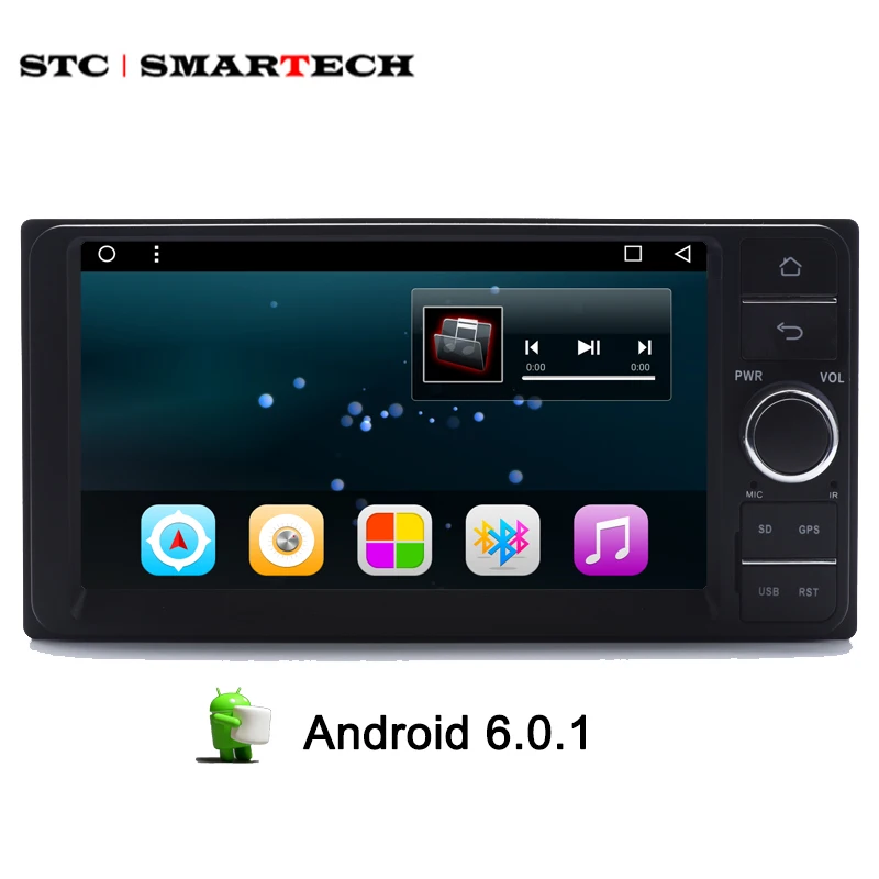Smartech 2DIN универсальный для Toyota Автомобильный Мультимедийный Плеер Android 6.0.1 Авто