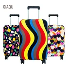 Популярный модный чехол QIAQU для багажа, чехол для костюма, защитный чехол на колесиках, эластичный пылезащитный чехол, аксессуары для путешествий