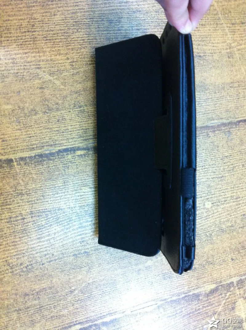 Ультратонкий чехол книжка из искусственной кожи с зернистой текстурой личи для