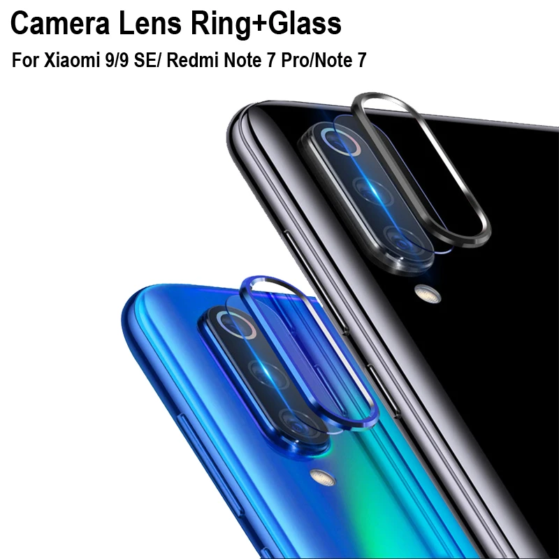 Защитное кольцо для заднего объектива Xiaomi mi 9 SE+ Защитная пленка для камеры из закаленного стекла для Red mi Note 7 Pro mi 9
