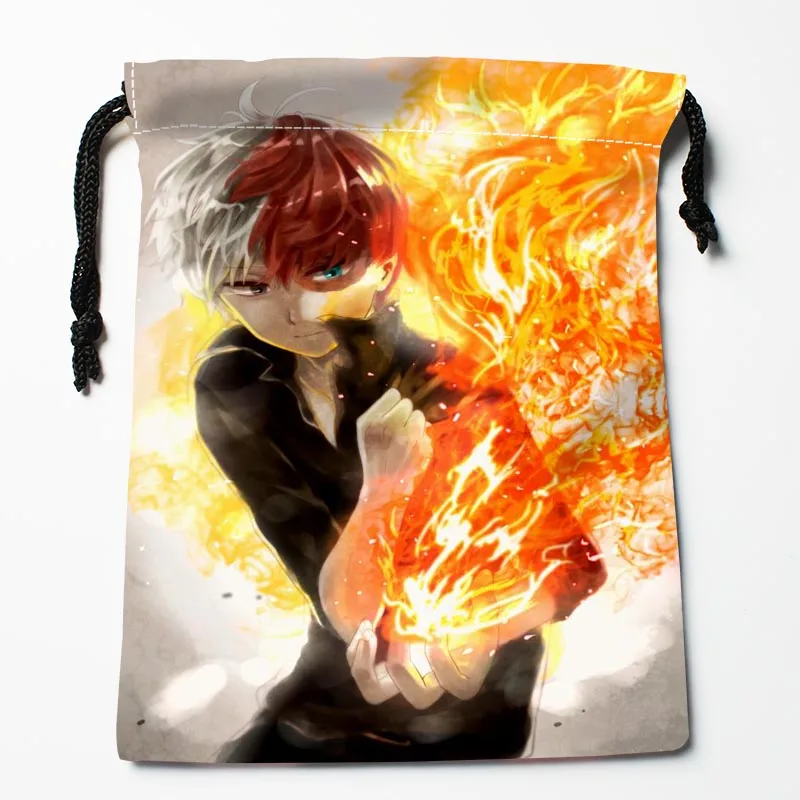 Custom Hero Academia Drawstring Bags Printed gift bags More Size 18*22cm Compression Type |