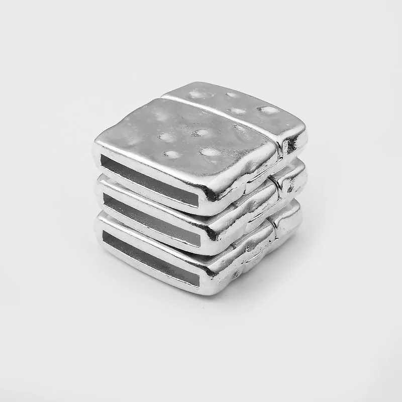 2 шт. крепкая магнитная застежка соединитель большое отверстие для 20*2 мм плоская