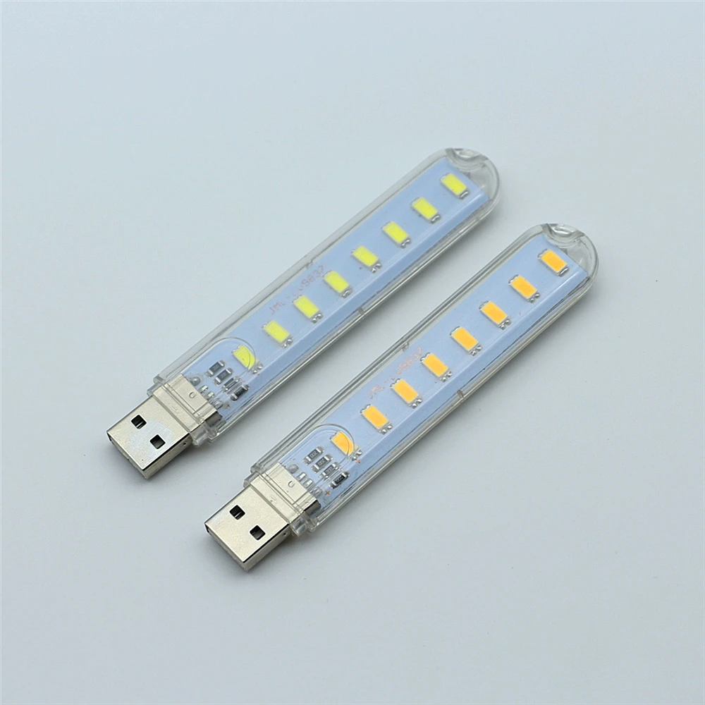 USB 5 В светодиодный ночник 3 светодиосветодиодный s 8 SMD5730 чип белый/теплый белый