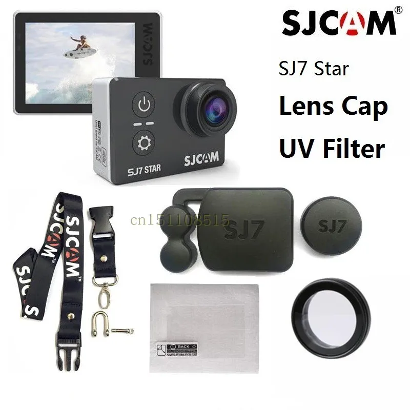 Защитное стекло SJCAM SJ7 Star защита от царапин УФ фильтр водонепроницаемый чехол