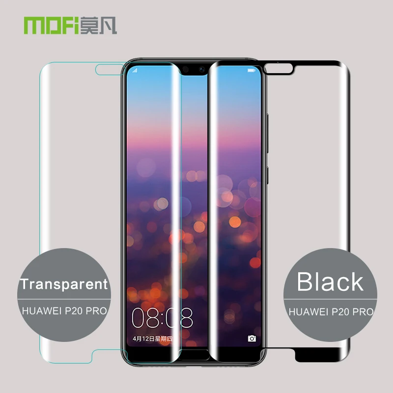 Для Huawei P20 pro 6 1 дюйма закаленное стекло MOFi Оригинал p20 защита экрана 3D полное