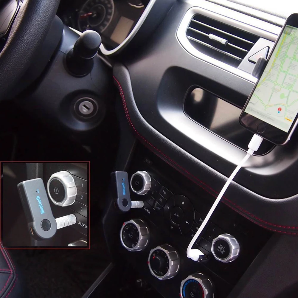 Автомобильный музыкальный bluetooth-приемник Handfree, универсальный, 3,5 мм, потоковый, A2DP, беспроводной, авто, AUX, аудио адаптер, разъем, микрофон для телефона, MP3