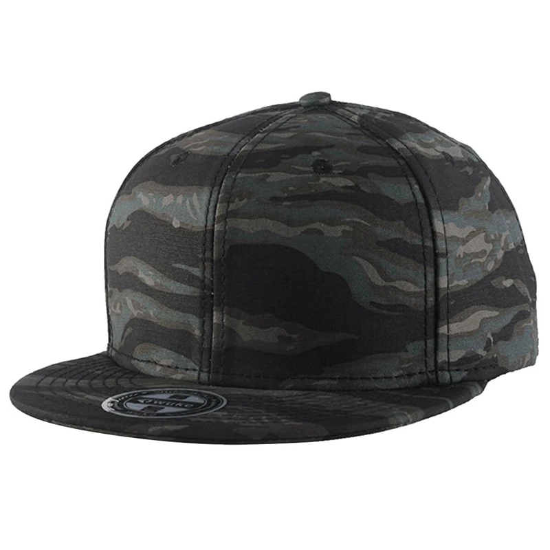 WuKe вышивка Snapback бейсболка плоские поля хип-хоп кепки черный камуфляж волны |