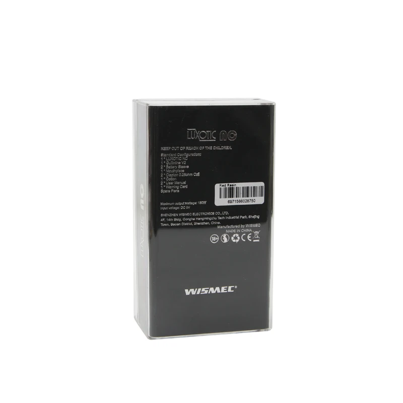 Оригинальный Wismec lusotic НЗ гильотинные V2 комплект 250 Вт NC BF коробка мод Vape Clapton 0.28ohm