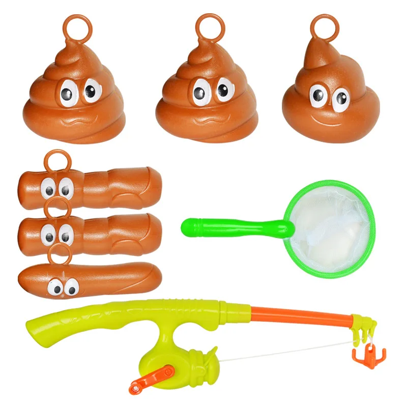 8 шт. рыболовная игра морская экономия Poo Рыбалка Floaters головоломка игрушки