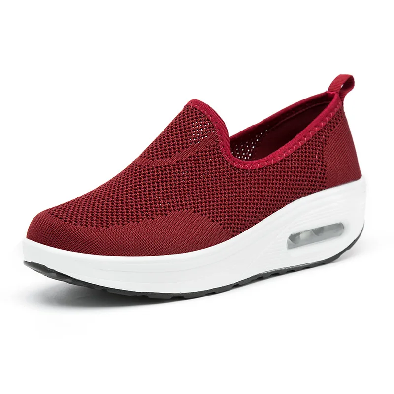 Koovan Women's Sneakers 2019 New Mom Shoes Mesh Cloth Breathable Casual Female Hollow Air Shake Summer | Обувь