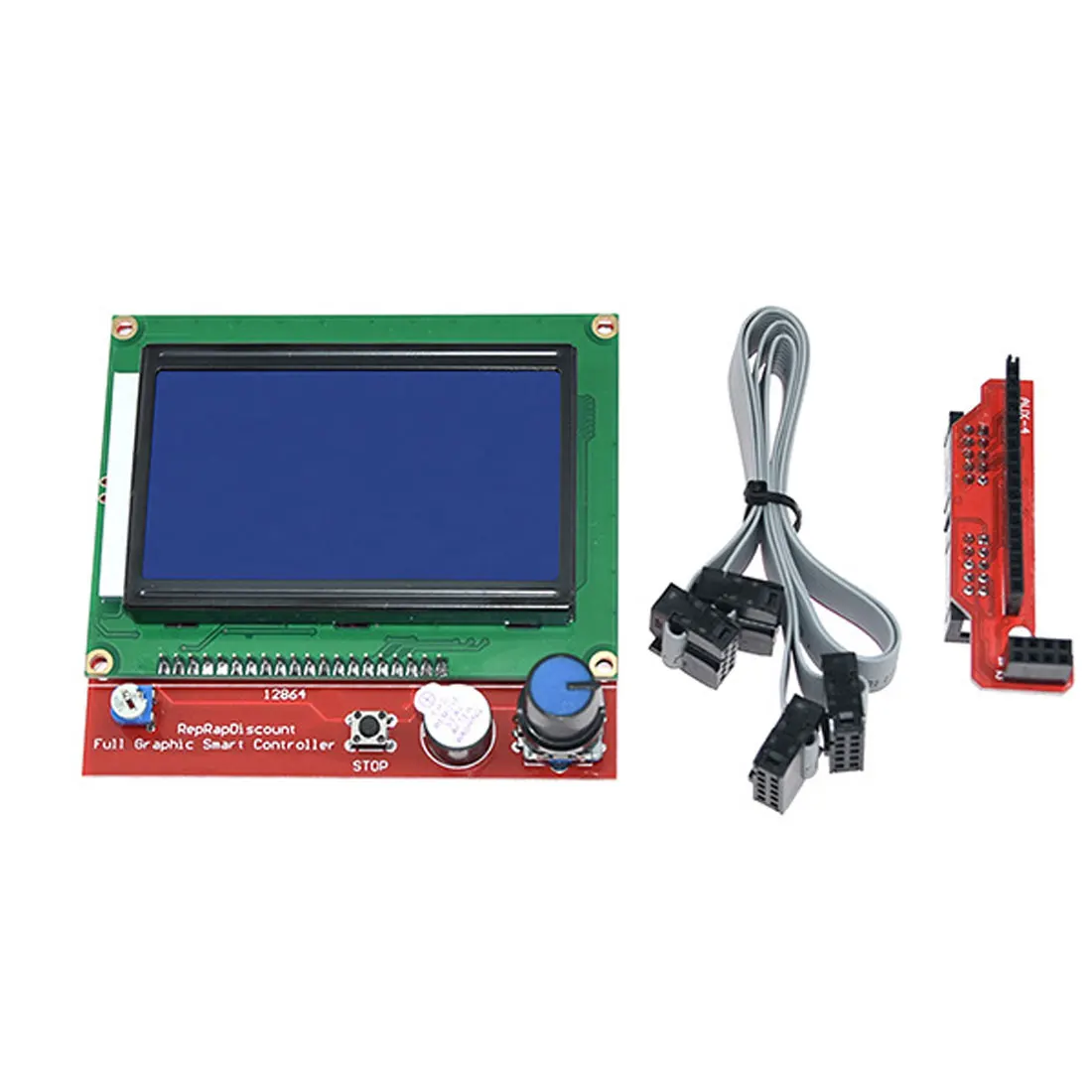 12864LCD 3d принтер Smart lcd панель управления 3d принтер части lcd 12864 Дисплей для управления Лер принтер 3d цифровая печать управление Лер - Цвет: 12864LCD