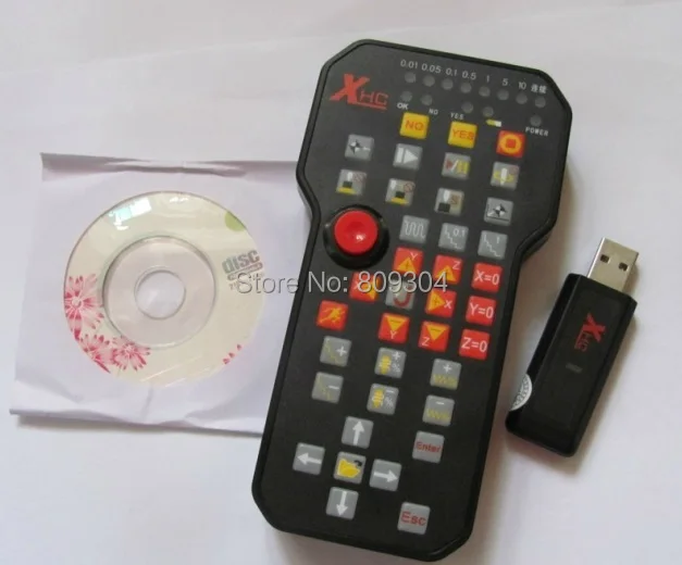 DHL доставка Ncstudio беспроводной Маховик с ЧПУ контроллер RF электронный пульт