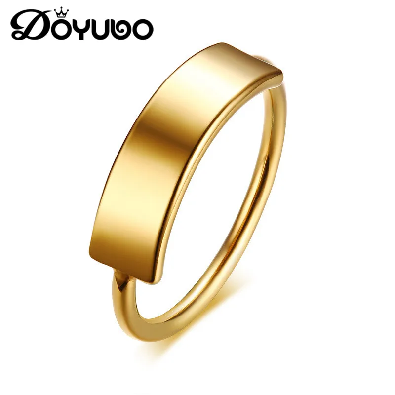 Женское классическое обручальное кольцо DOYUBO кольца из нержавеющей стали